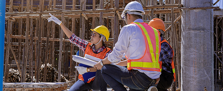 Charter buses for construction crews in Washington DC